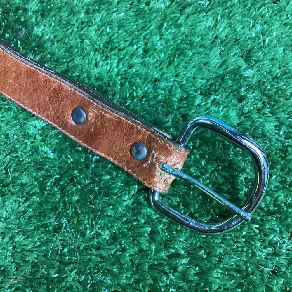 Justin Boots Leather Belt 32